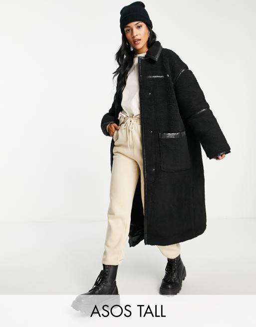 Asos maxi coat hotsell