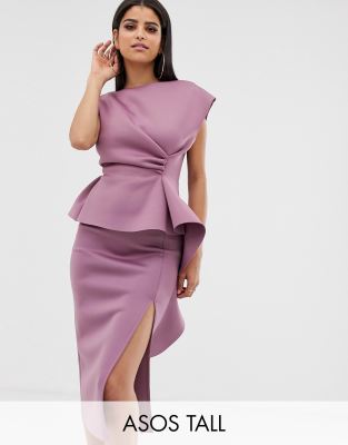 asos peplum dresses