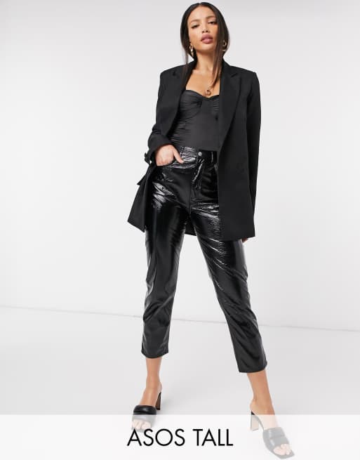 ASOS DESIGN Tall - Perfekt sort blazer