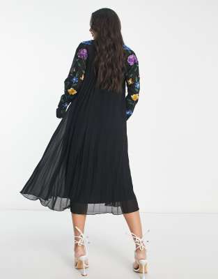 ASOS Embroidered Shirt Dress