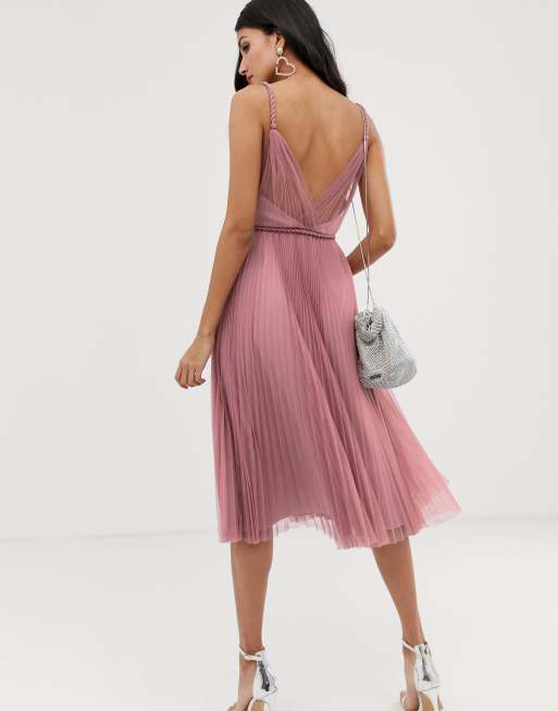 Asos tulle midi store dress