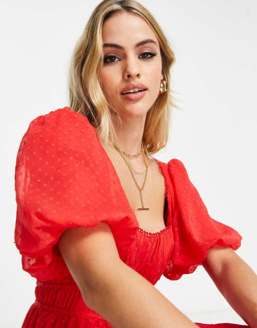 Asos tall red dress sales