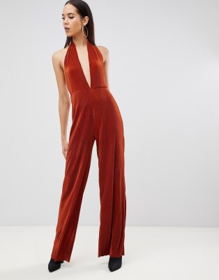 asos plisse jumpsuit