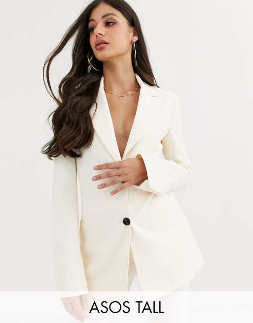 ASOS DESIGN Tall - Pop - Costume - Blanc, 2 de 3
