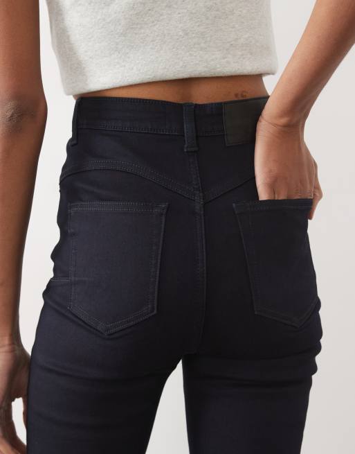 ASOS DESIGN Tall power stretch sculpt flare jeans in indigo, 2 of 5
