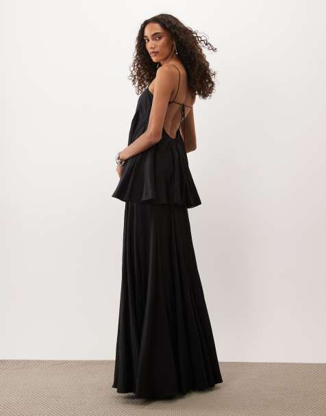 black dresses for tall ladies Shop Dresses, Tall Maxi & Tall Mini simple black long dress