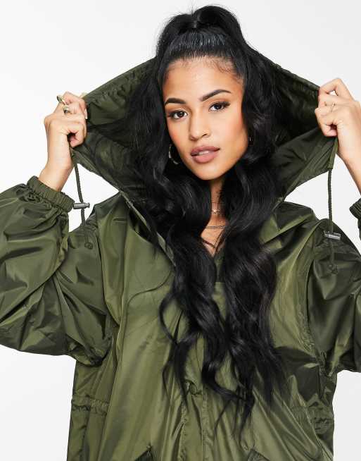 Asos on sale tall raincoat