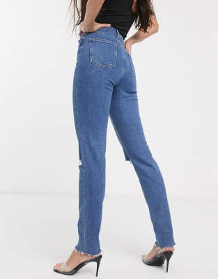 tall high waisted mom jeans