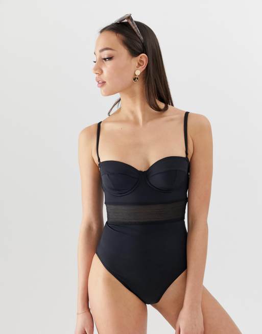 Asos best sale mesh swimsuit