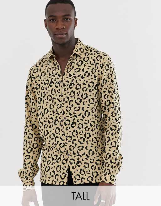 Leopard print best sale blouse asos