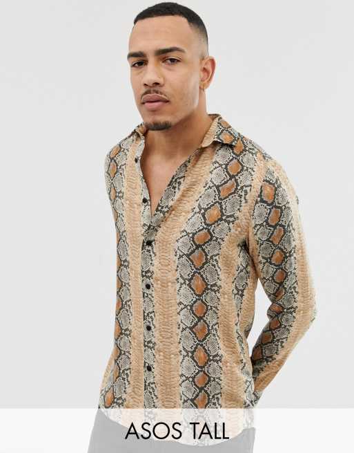 asos snakeskin shirt