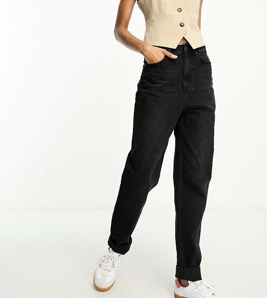 Asos Tall Asos Design Tall Relaxed Mom Jeans In Black