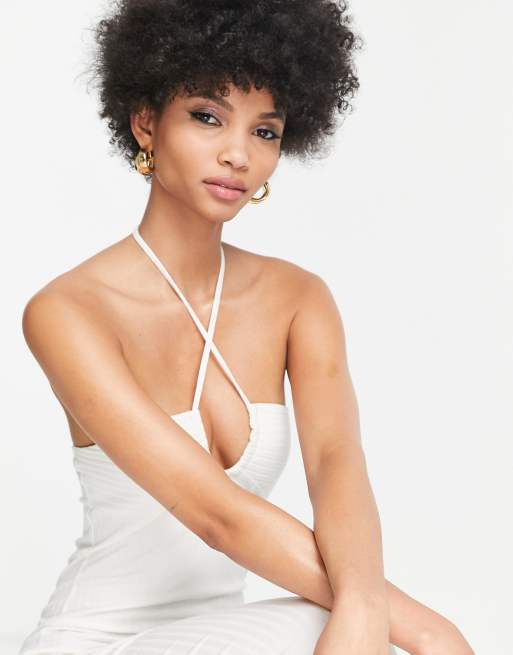 Asos tall white dress best sale