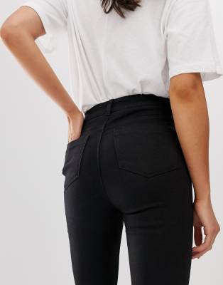 tall black skinny jeans women