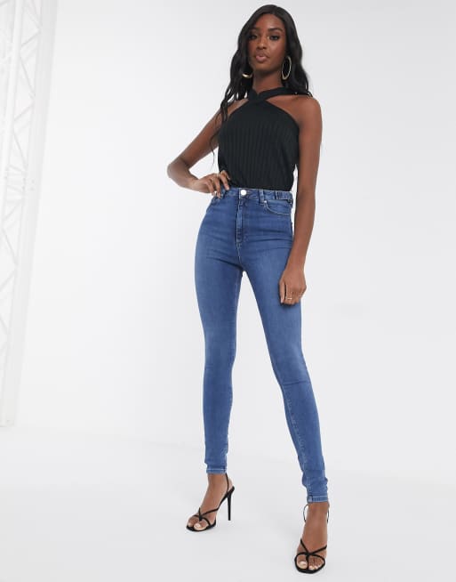 Asos design ridley high waist skinny jeans clearance