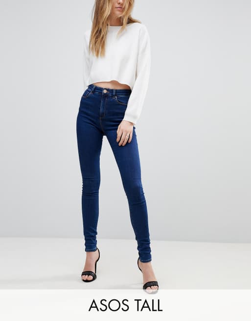 Asos ridley high waist best sale skinny jeans