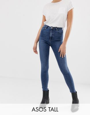 asos ridley high waist skinny jeans