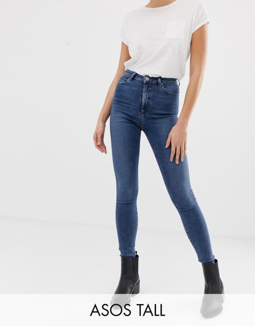 Asos ridley high waist best sale skinny jeans