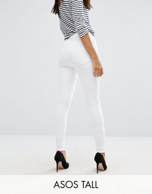 tall white skinny jeans