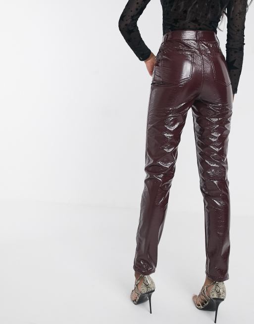 Vinyl hot sale pants asos