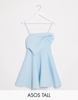 robe courte fine bretelle