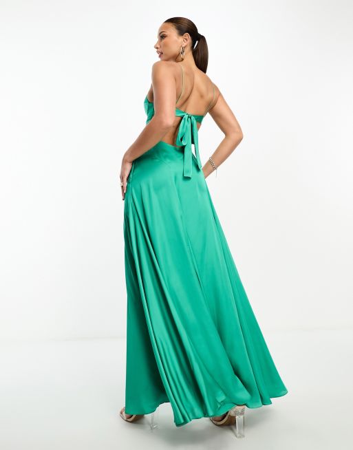 Asos robe vert emeraude hot sale