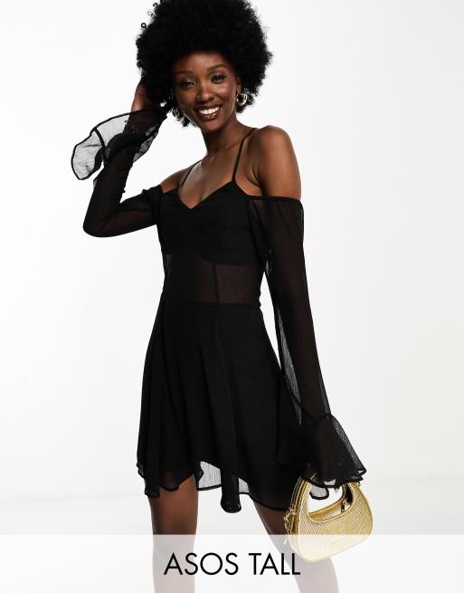 Petite robe shop noire asos