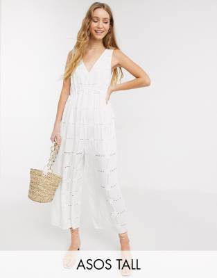 asos white playsuit