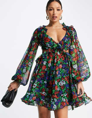 asos vintage floral dress