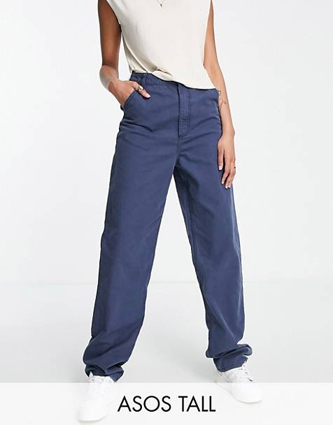 Dames Kleding Broeken en leggings Broeken met rechte pijpen Vintage Broeken met rechte pijpen Pantaloni morbidi a puà 