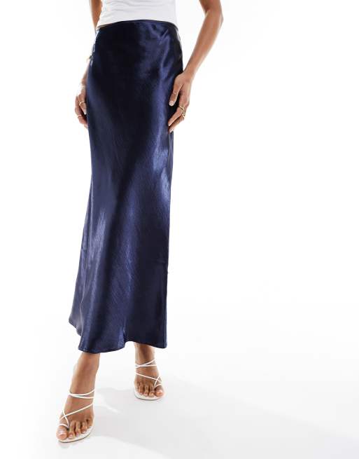 Asos navy blue pencil skirt best sale