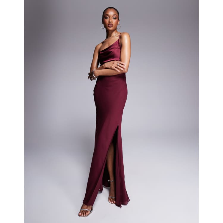 ワンピース LONG SATIN DRESS 10893-evrg-front!bgwh-yawah.jpg