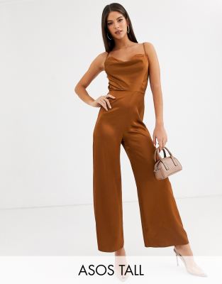 cowl neck jumpsuit