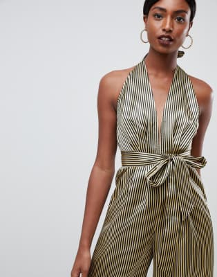 asos metallic jumpsuit