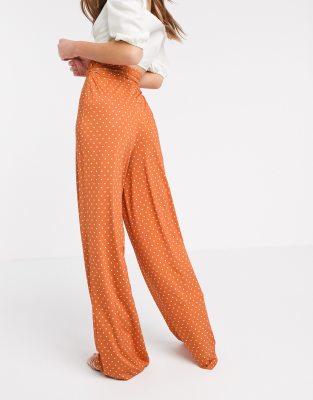 asos polka dot pants