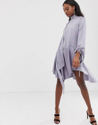asos satin mini dress