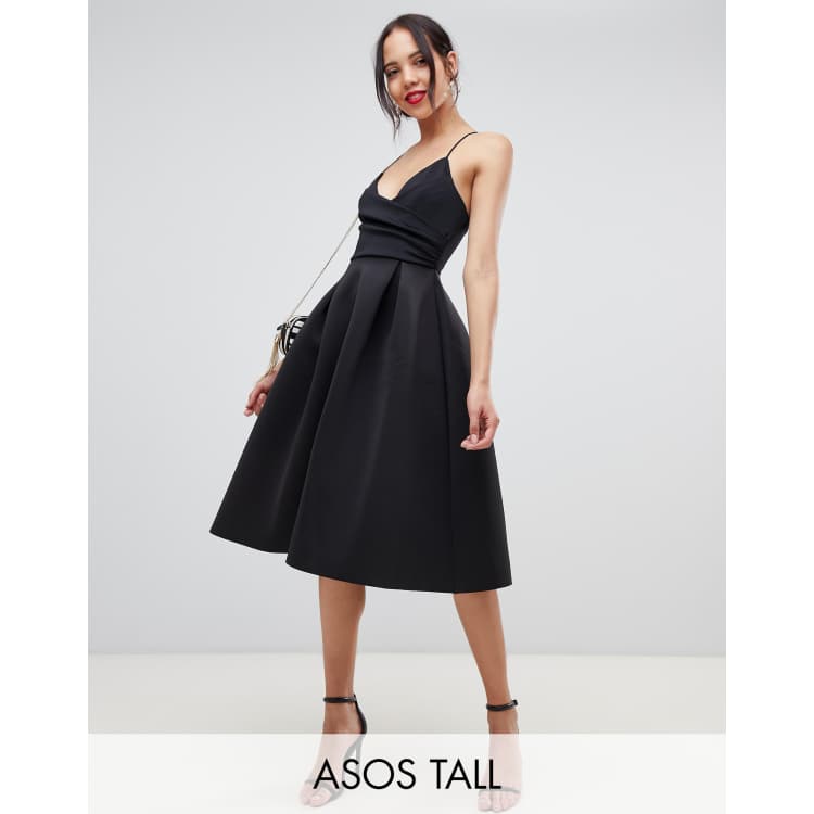 Asos design scuba cami prom sales mini dress