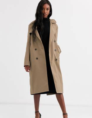 asos tall trench coat