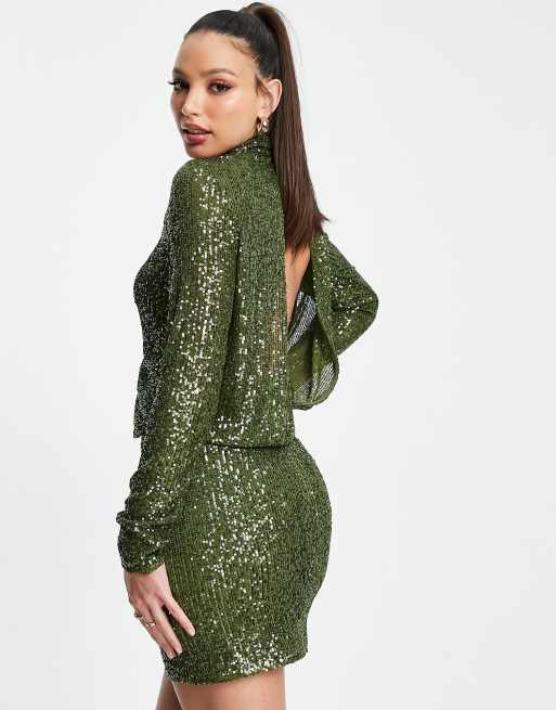 Asos shop sparkly dress