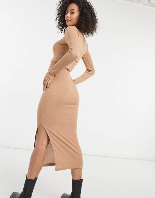 Tan shop dress skirt