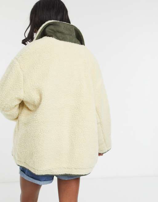 Sherpa discount jacket cream