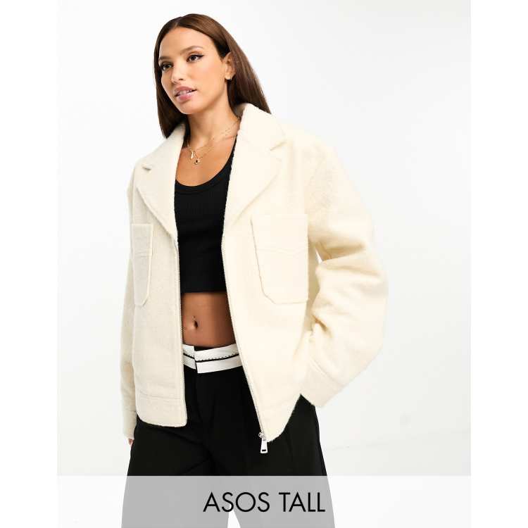 Asos on sale cream jacket