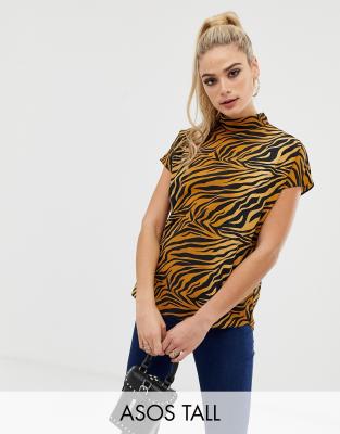 animal print top asos