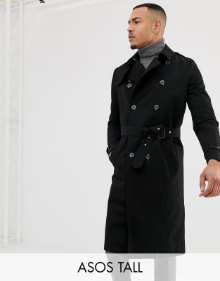 asos longline trench coat