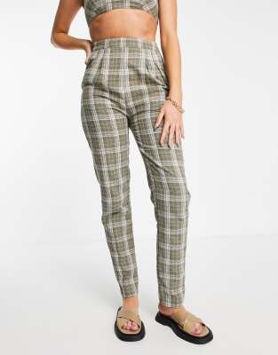 khakis plaid pants womens