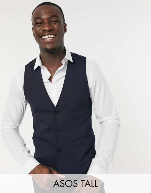 ASOS DESIGN Tall - Skinny pak in marineblauw, 4 van 4