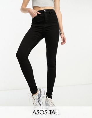 Asos Tall Asos Design Tall Skinny Jean In Black