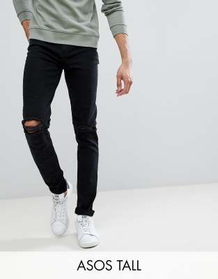 asos tall black jeans