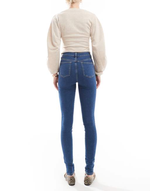 ASOS DESIGN Tall – Skinny-Jeans in Mittelblau , 2 von 5