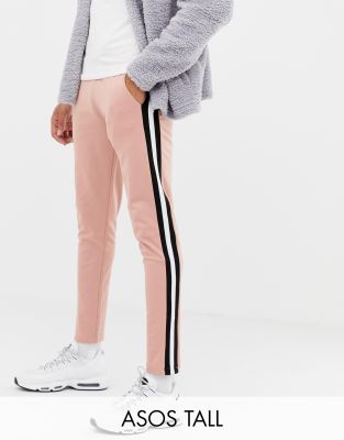 pink stripe joggers